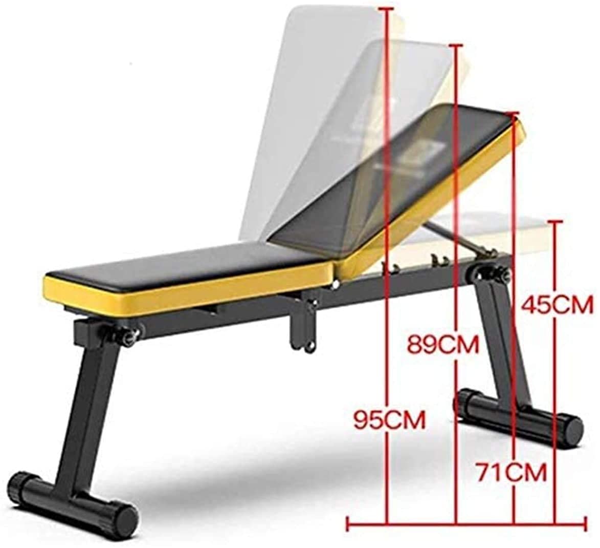 Amazon | ダンベル ウェイトベンチ、3段階の高さ調節可能な傾斜シット